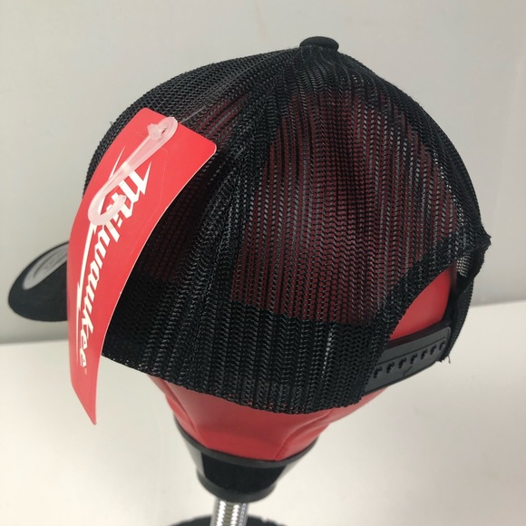 Milwaukee Tools Authentic SnapBack Mesh Cap Baseball Trucker Hat Gridiron NWT - Picture 3 of 8